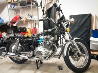 bike with her wheels back on
