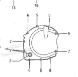 1982 GS850GL clutch cover.png